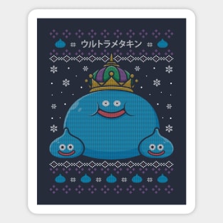 King Slime Christmas Magnet